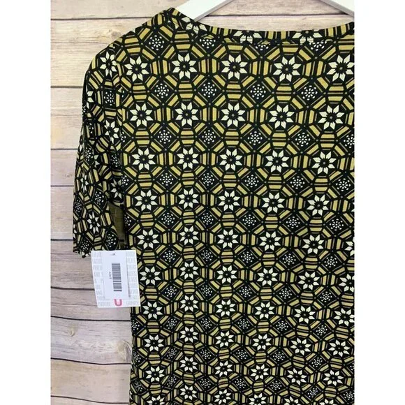 Lularoe NWT Small Julia Dress Floral Stretchy Body - Picture 9 of 11